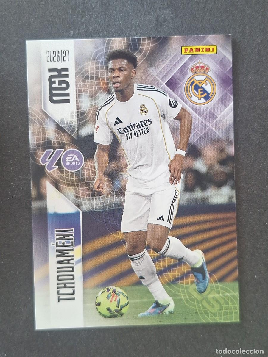Cromos de f&uacute;tbol: L1 TCHOUAMENI REAL MADRID 225 PANINI MEGACRACKS 2026 2027 26 27