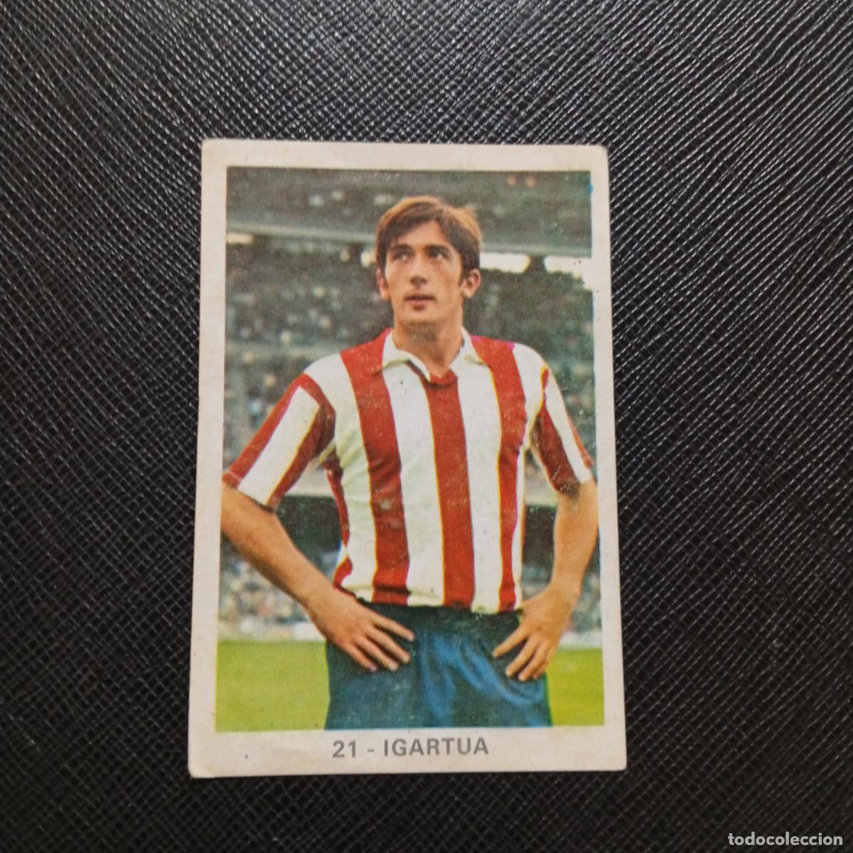 Cromos de f&uacute;tbol: 21 IGARTUA BILBAO RUIZ ROMERO 1970 1971 FUTBOL 70 MEJICO 71 - SIN PEGAR - A112 PG244