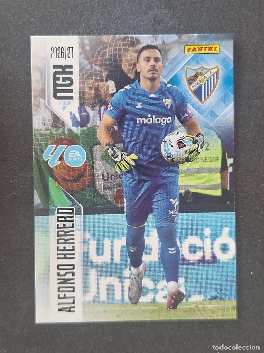 Cromos de f&uacute;tbol: L1 ALFONSO HERRERO MALAGA C. F. 236 PANINI MEGACRACKS 2026 2027 26 27