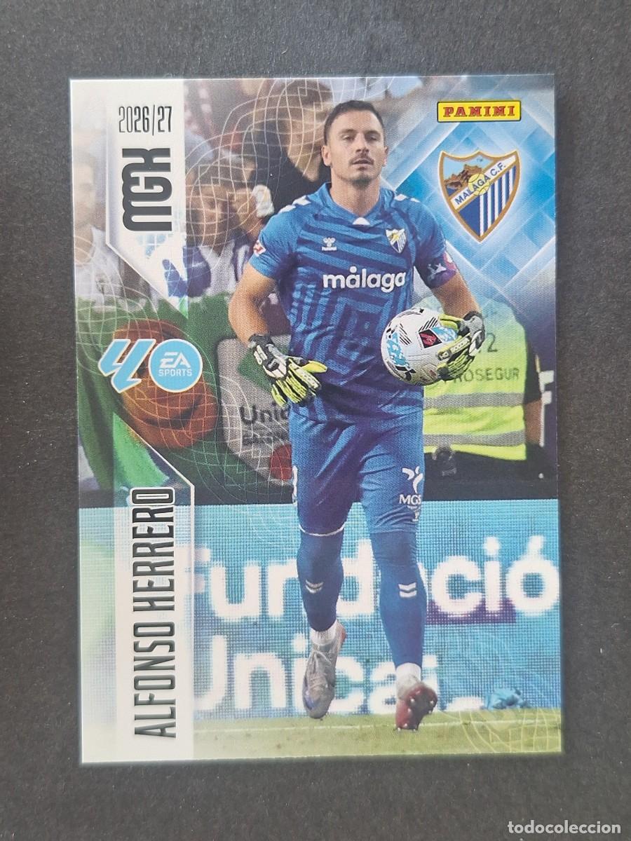 Cromos de f&uacute;tbol: L1 ALFONSO HERRERO MALAGA C. F. 236 PANINI MEGACRACKS 2026 2027 26 27