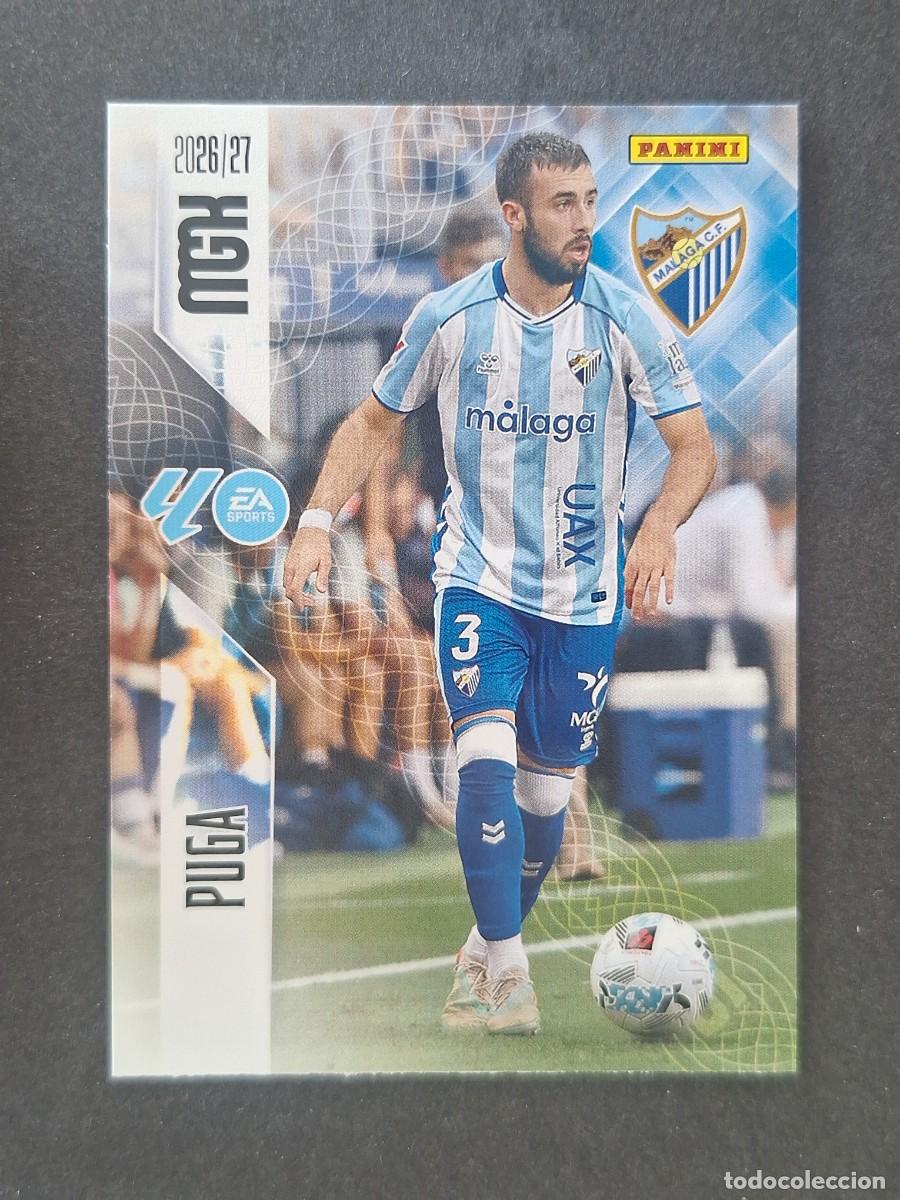 Cromos de f&uacute;tbol: L1 PUGA MALAGA C. F. 238 PANINI MEGACRACKS 2026 2027 26 27