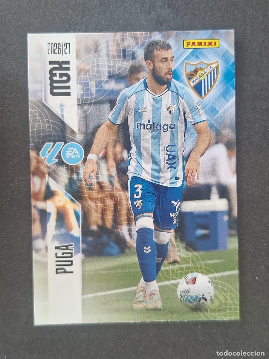 Cromos de f&uacute;tbol: L1 PUGA MALAGA C. F. 238 PANINI MEGACRACKS 2026 2027 26 27