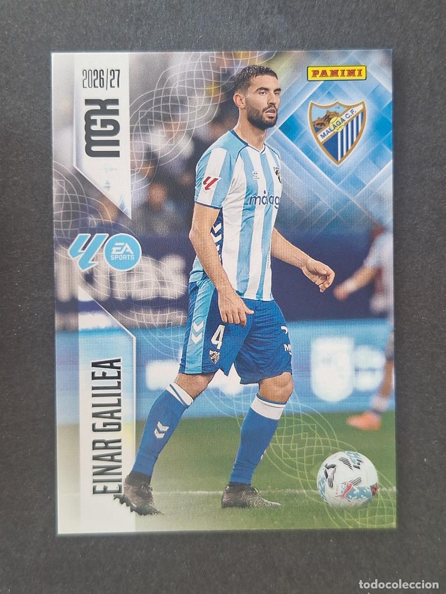 Cromos de f&uacute;tbol: L1 EINAR GALILEA MALAGA C. F. 241 PANINI MEGACRACKS 2026 2027 26 27