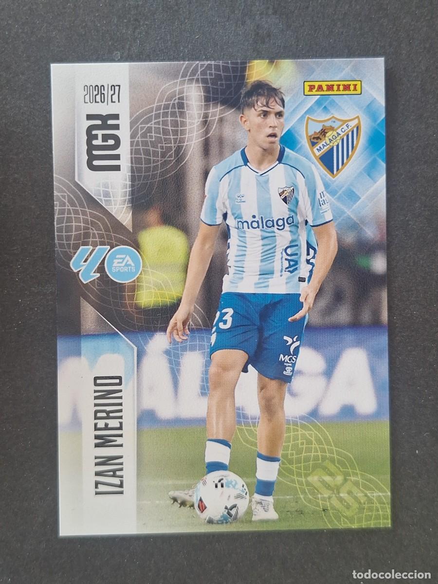 Cromos de f&uacute;tbol: L1 IZAN MERINO MALAGA C. F. 244 PANINI MEGACRACKS 2026 2027 26 27