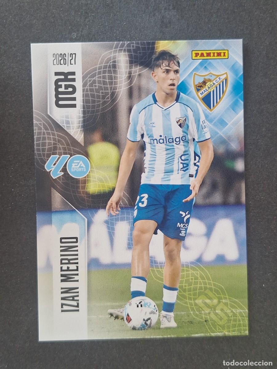 Cromos de f&uacute;tbol: L1 IZAN MERINO MALAGA C. F. 244 PANINI MEGACRACKS 2026 2027 26 27