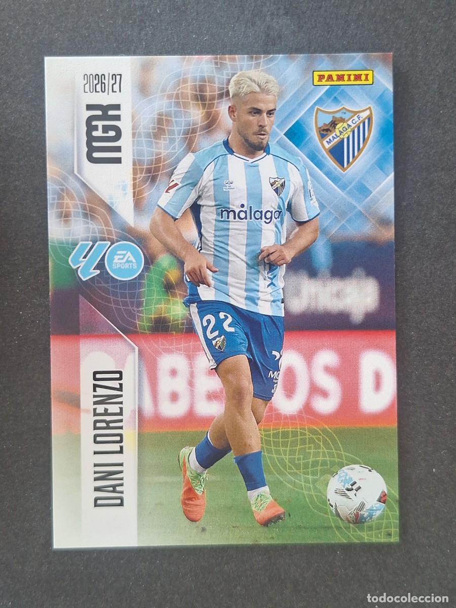 Cromos de f&uacute;tbol: L1 DANI LORENZO MALAGA C. F. 245 PANINI MEGACRACKS 2026 2027 26 27