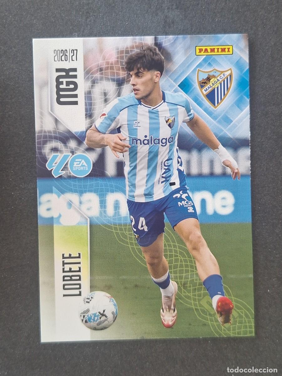 Cromos de f&uacute;tbol: L1 LOBETE MALAGA C. F. 249 PANINI MEGACRACKS 2026 2027 26 27
