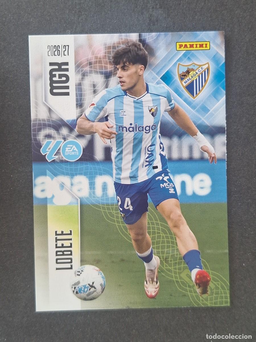 Cromos de f&uacute;tbol: L1 LOBETE MALAGA C. F. 249 PANINI MEGACRACKS 2026 2027 26 27