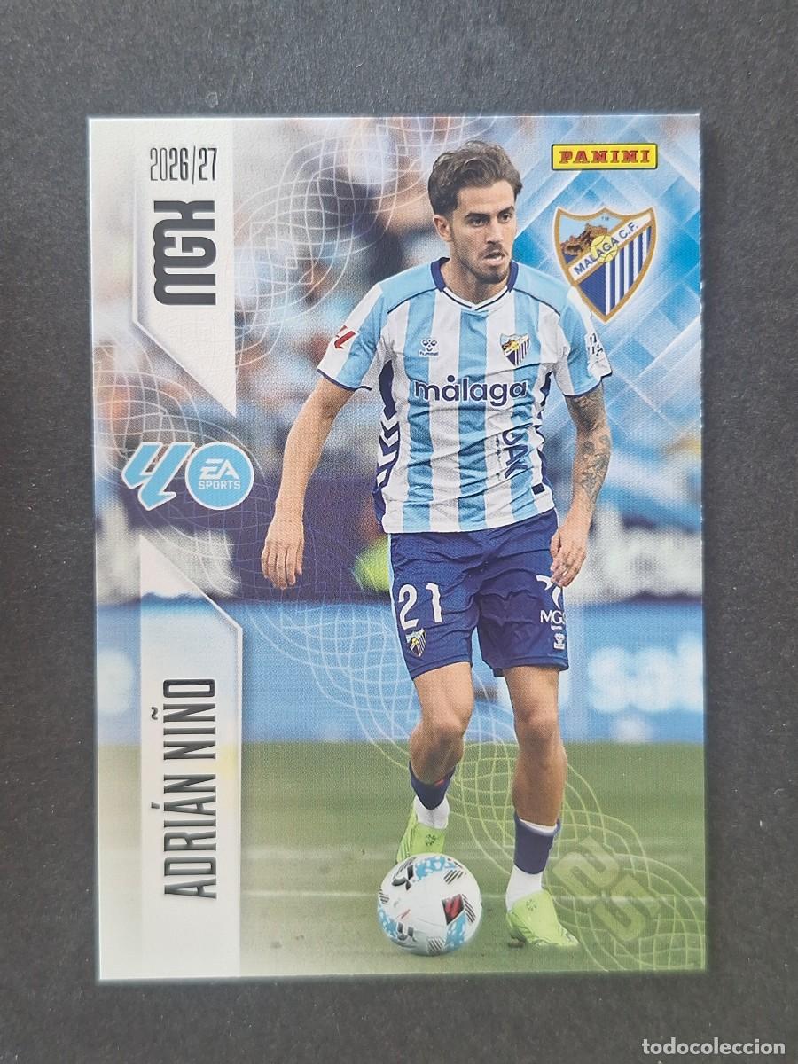 Cromos de f&uacute;tbol: L1 ADRIAN NI&Ntilde;O MALAGA C. F. 250 PANINI MEGACRACKS 2026 2027 26 27