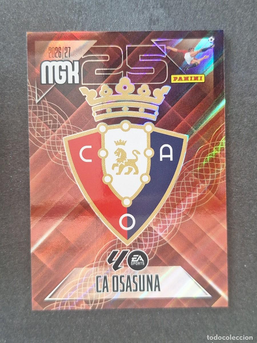 Cromos de f&uacute;tbol: L1 ESCUDO C. A. OSASUNA 253 PANINI MEGACRACKS 2026 2027 26 27
