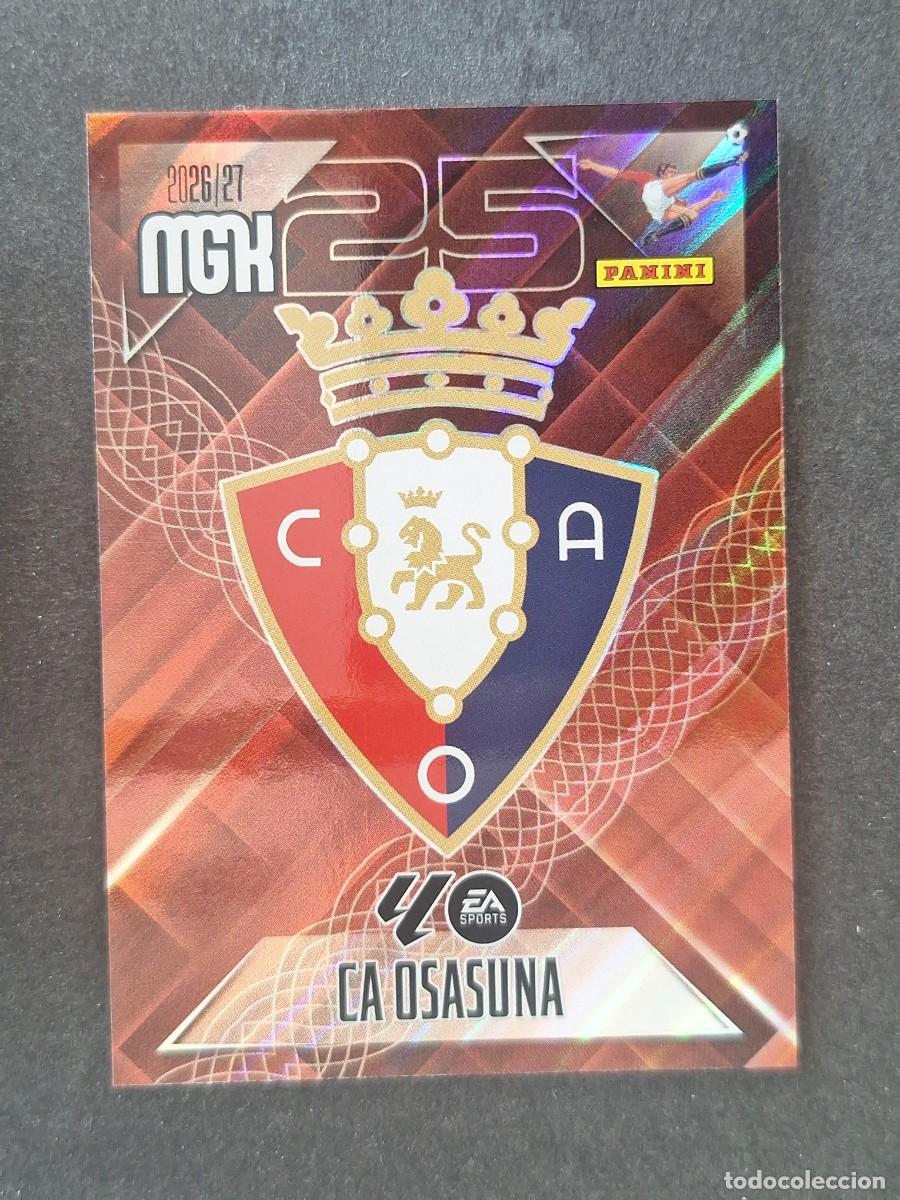 Cromos de f&uacute;tbol: L1 ESCUDO C. A. OSASUNA 253 PANINI MEGACRACKS 2026 2027 26 27