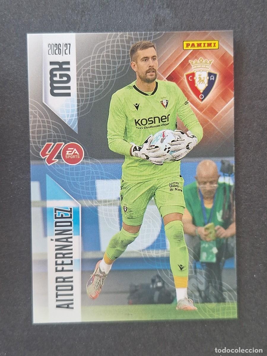 Cromos de f&uacute;tbol: L1 AITOR FERNANDEZ C. A. OSASUNA 255 PANINI MEGACRACKS 2026 2027 26 27
