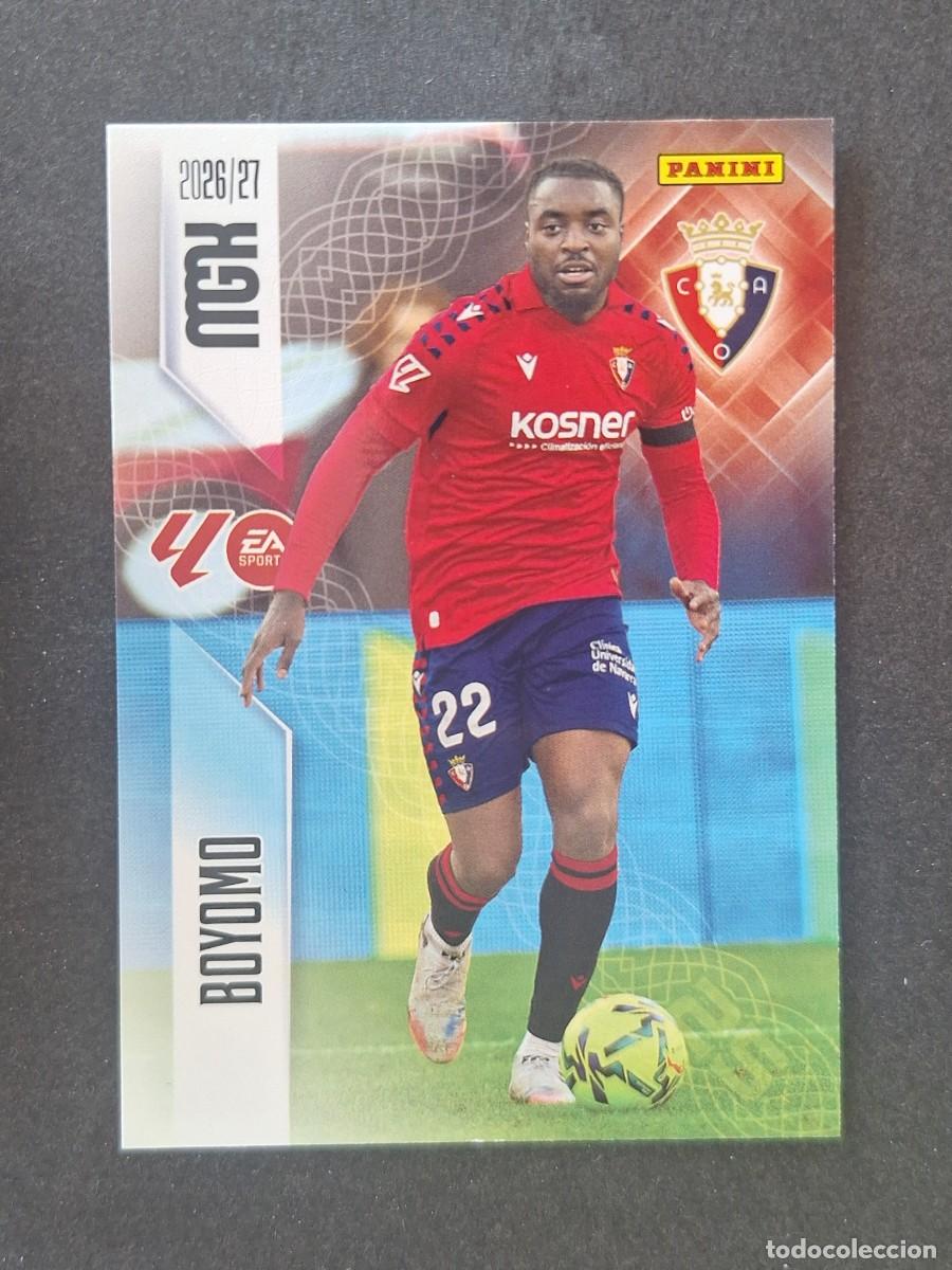 Cromos de f&uacute;tbol: L1 BOYOMO C. A. OSASUNA 257 PANINI MEGACRACKS 2026 2027 26 27