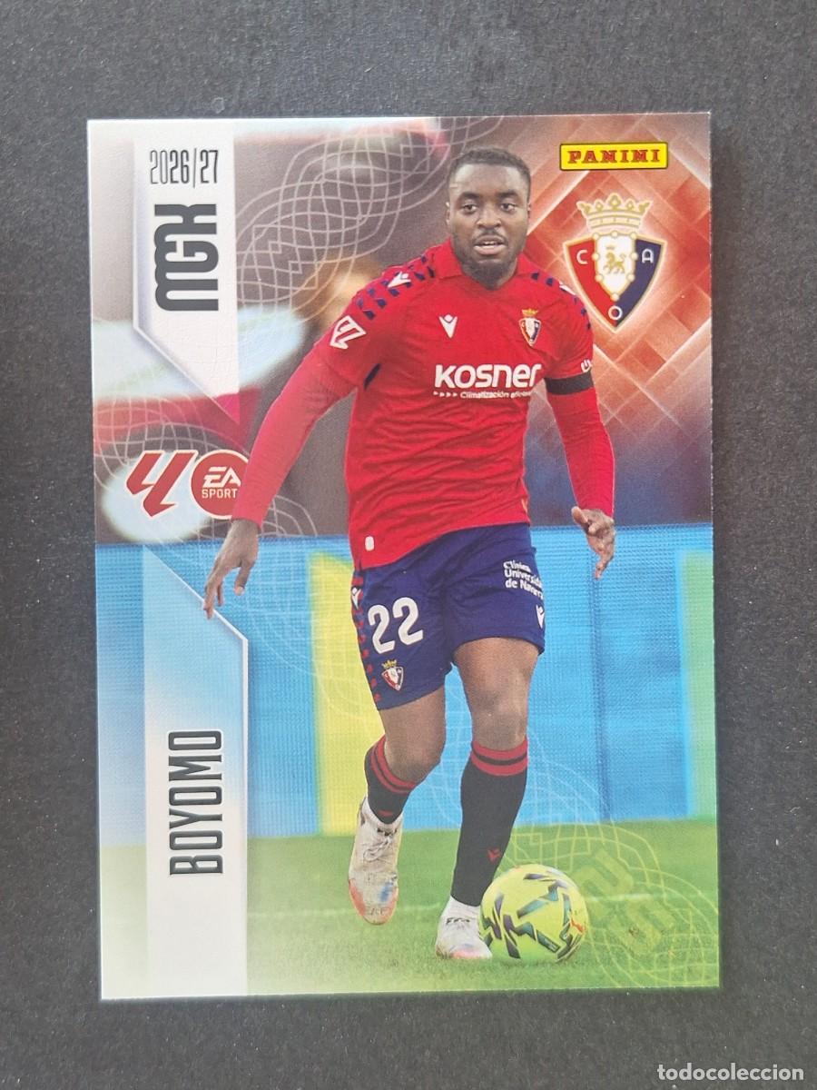 Cromos de f&uacute;tbol: L1 BOYOMO C. A. OSASUNA 257 PANINI MEGACRACKS 2026 2027 26 27