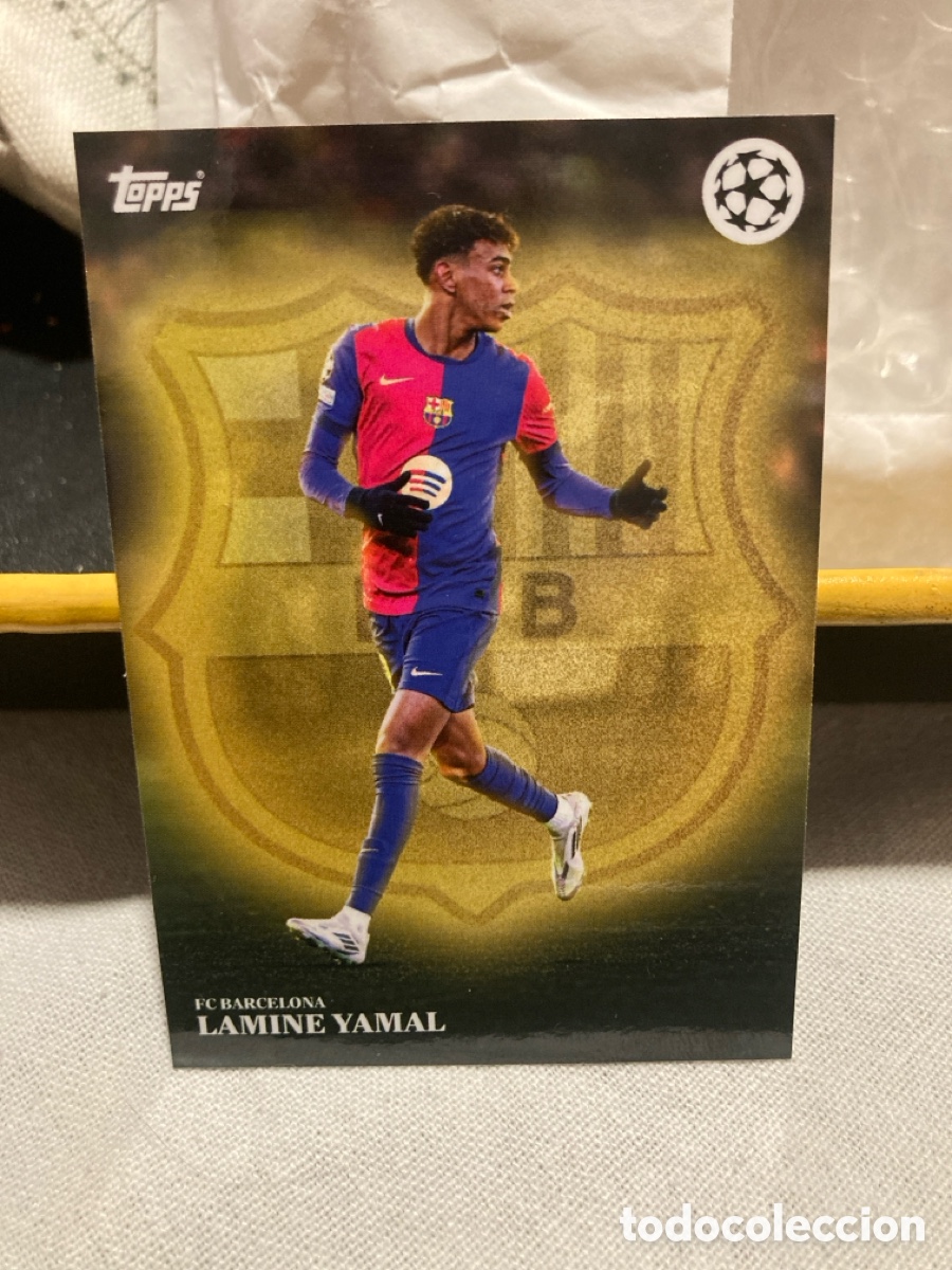 Cromos de f&uacute;tbol: Lamine Yamal topps fc Barcelona simplicidad 2025