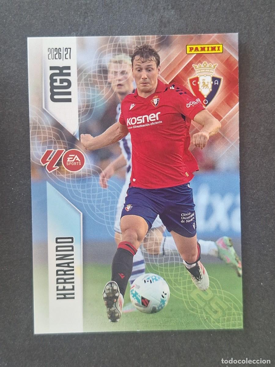 Cromos de f&uacute;tbol: L1 HERRANDO C. A. OSASUNA 259 PANINI MEGACRACKS 2026 2027 26 27