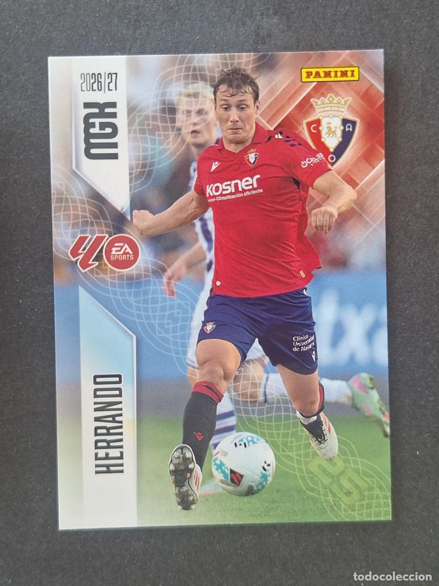 Cromos de f&uacute;tbol: L1 HERRANDO C. A. OSASUNA 259 PANINI MEGACRACKS 2026 2027 26 27