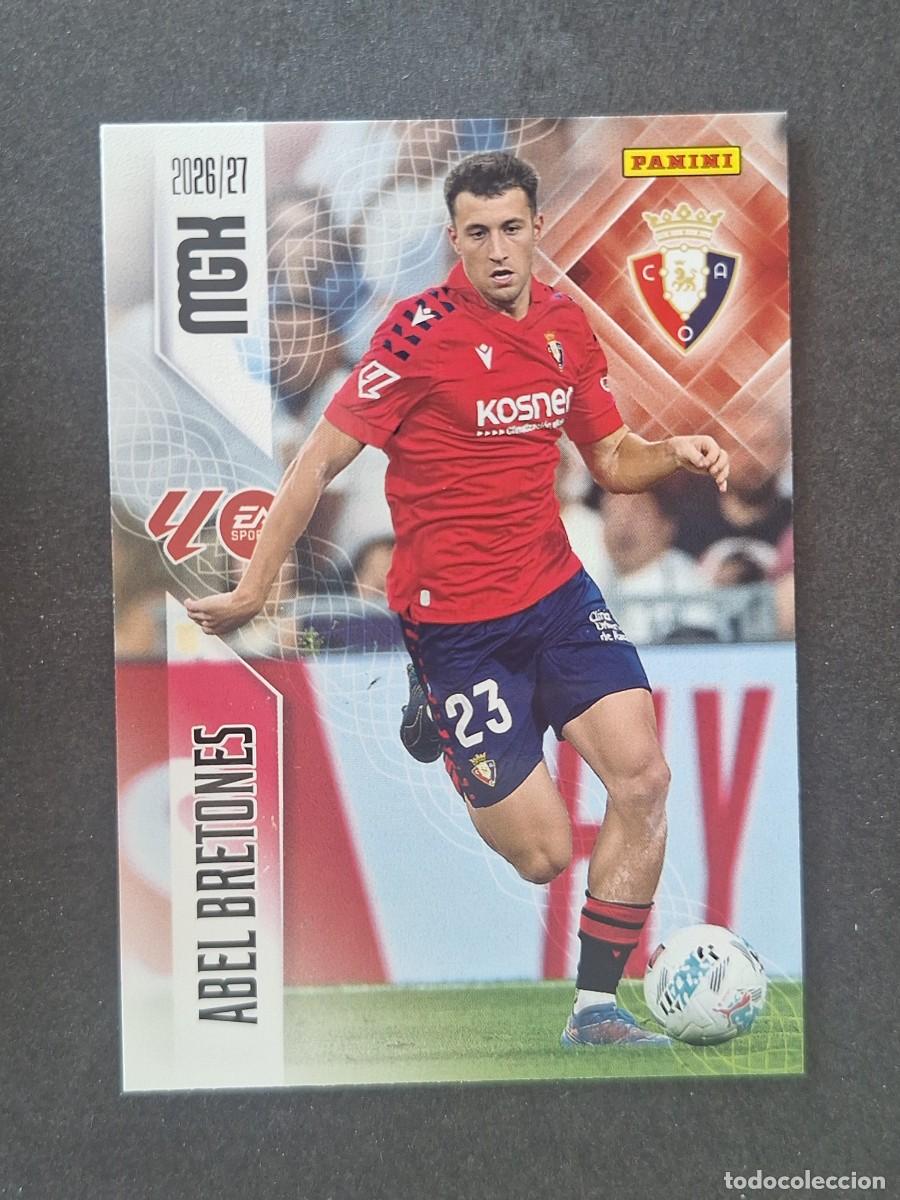 Cromos de f&uacute;tbol: L1 ABEL BRETONES C. A. OSASUNA 260 PANINI MEGACRACKS 2026 2027 26 27
