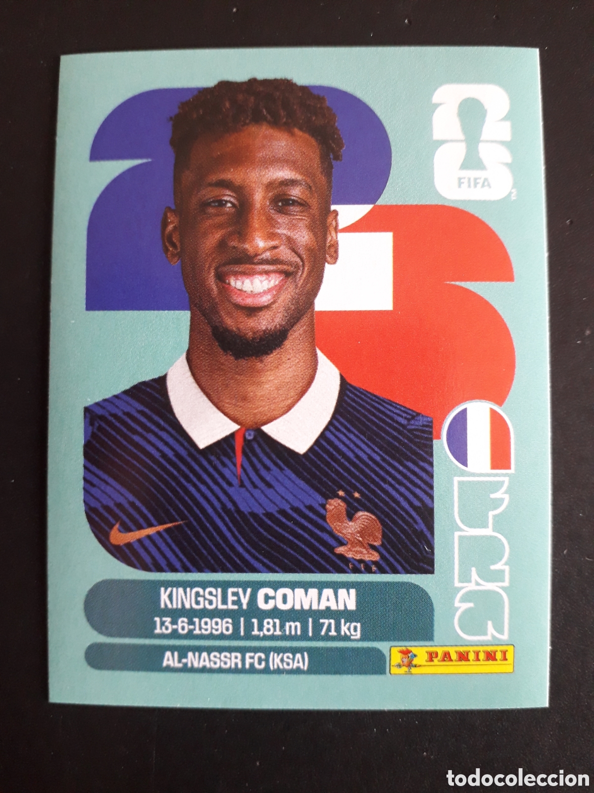 Cromos de Futebol: COMAN FRANCIA FRA 18 MUNDIAL F&Uacute;TBOL 2026 FIFA WORLD CUP PANINI SIN PEGAR PEDIDO M&Iacute;NIMO 3&euro;