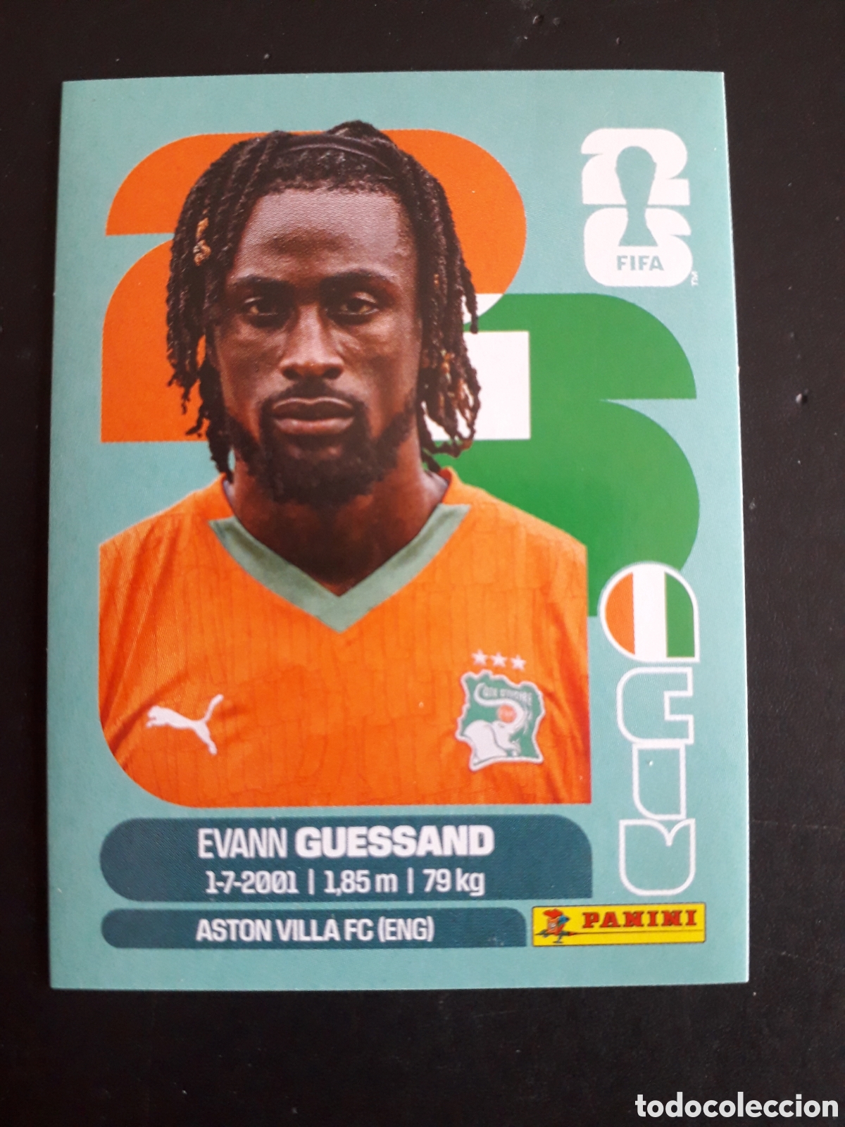 Fu&szlig;ball-Sticker: GUESSAND COSTA DE MARFIL CIV 19 MUNDIAL F&Uacute;TBOL 2026 FIFA WORLD CUP PANINI SIN PEGAR PEDIDO M&Iacute;NIMO 3&euro;