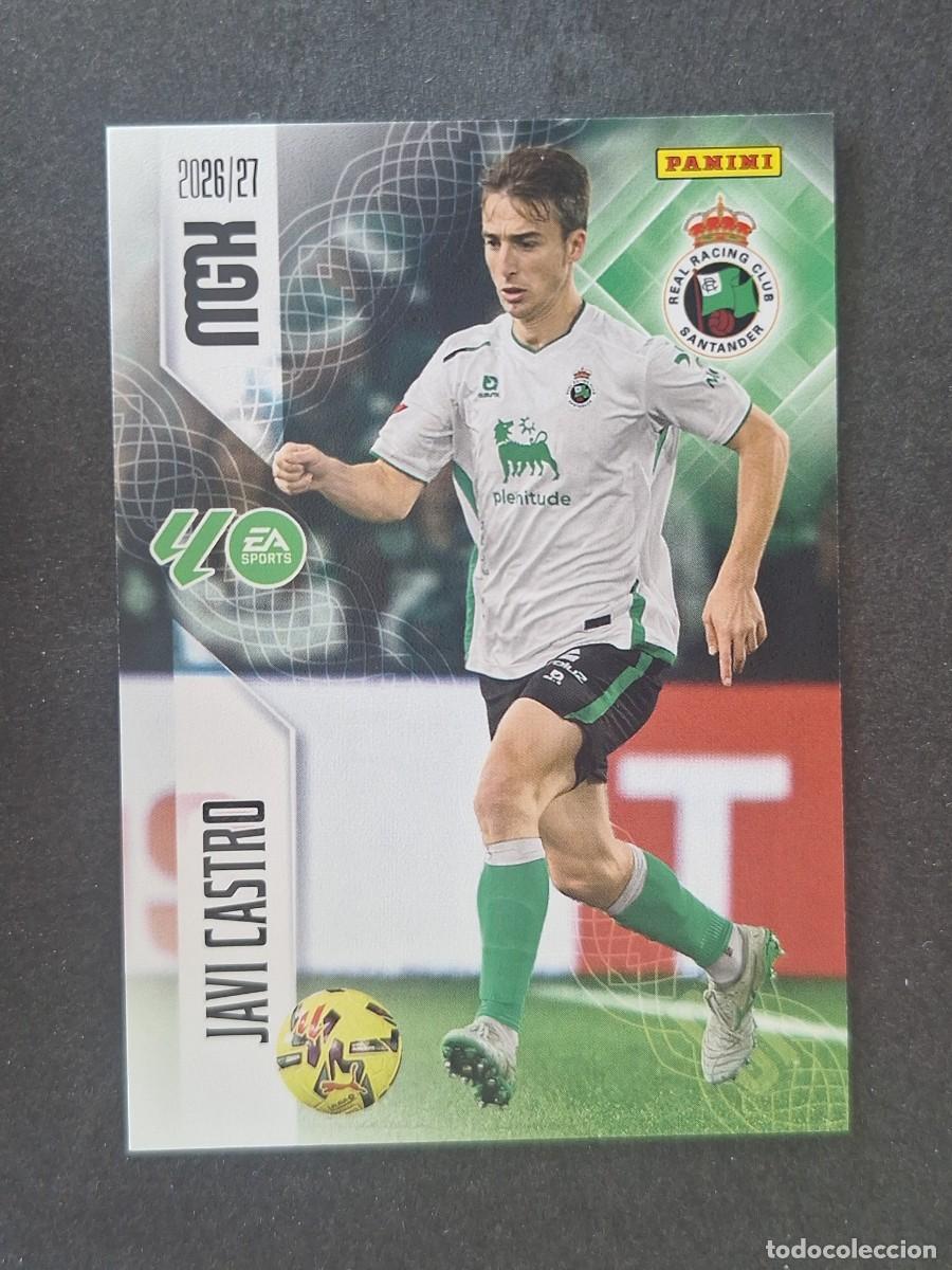 Fu&szlig;ball-Sticker: L1 JAVI CASTRO RACING DE SANTANDER 277 PANINI MEGACRACKS 2026 2027 26 27