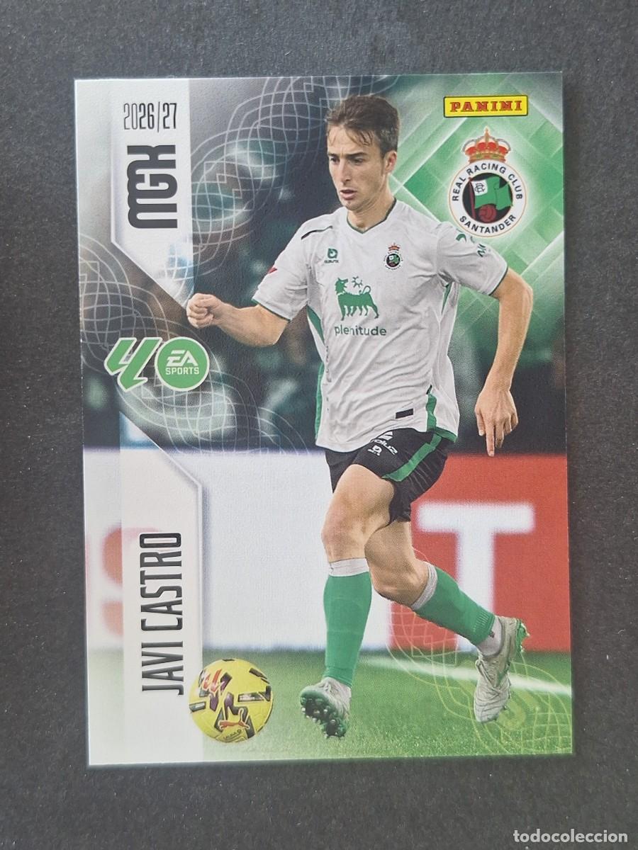 Fu&szlig;ball-Sticker: L1 JAVI CASTRO RACING DE SANTANDER 277 PANINI MEGACRACKS 2026 2027 26 27