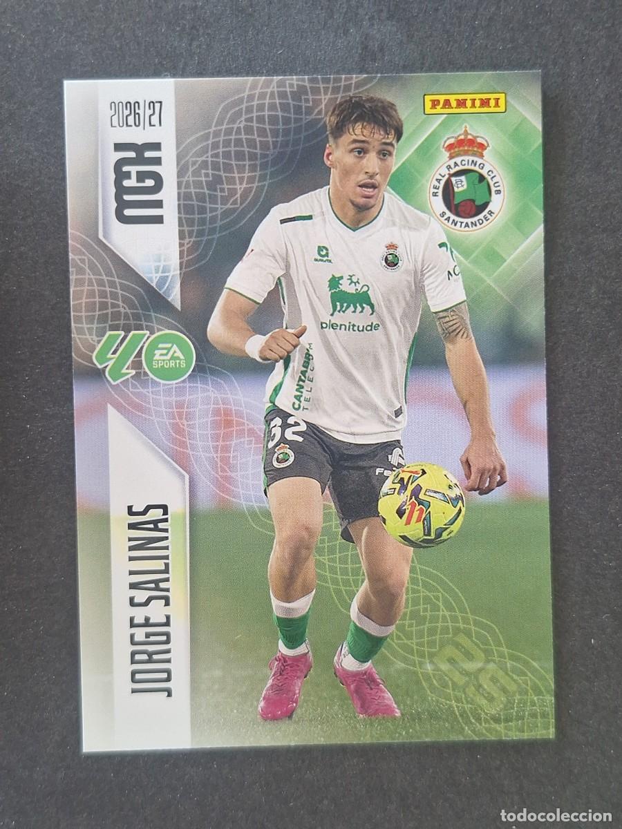 Cromos de f&uacute;tbol: L1 JORGE SALINAS RACING DE SANTANDER 279 PANINI MEGACRACKS 2026 2027 26 27