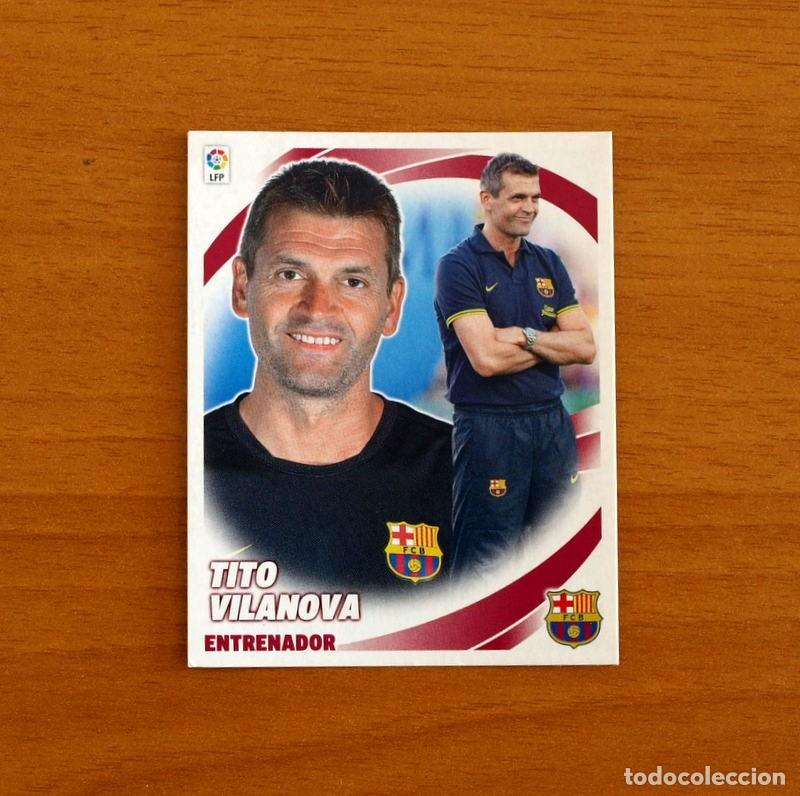 Cromos de f&uacute;tbol: Barcelona - Tito Vilanova, Entrenador - Liga 2012-2013, 12-13 - Ediciones Este - Nunca pegado