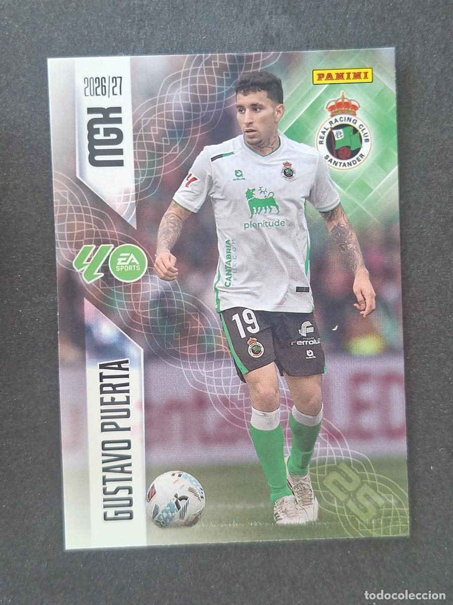 Cromos de f&uacute;tbol: L1 GUSTAVO PUERTA RACING DE SANTANDER 281 PANINI MEGACRACKS 2026 2027 26 27