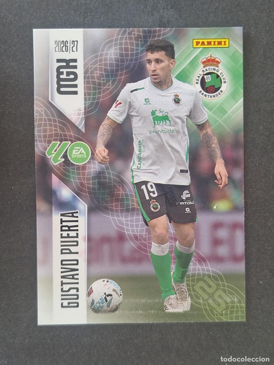 Cromos de f&uacute;tbol: L1 GUSTAVO PUERTA RACING DE SANTANDER 281 PANINI MEGACRACKS 2026 2027 26 27