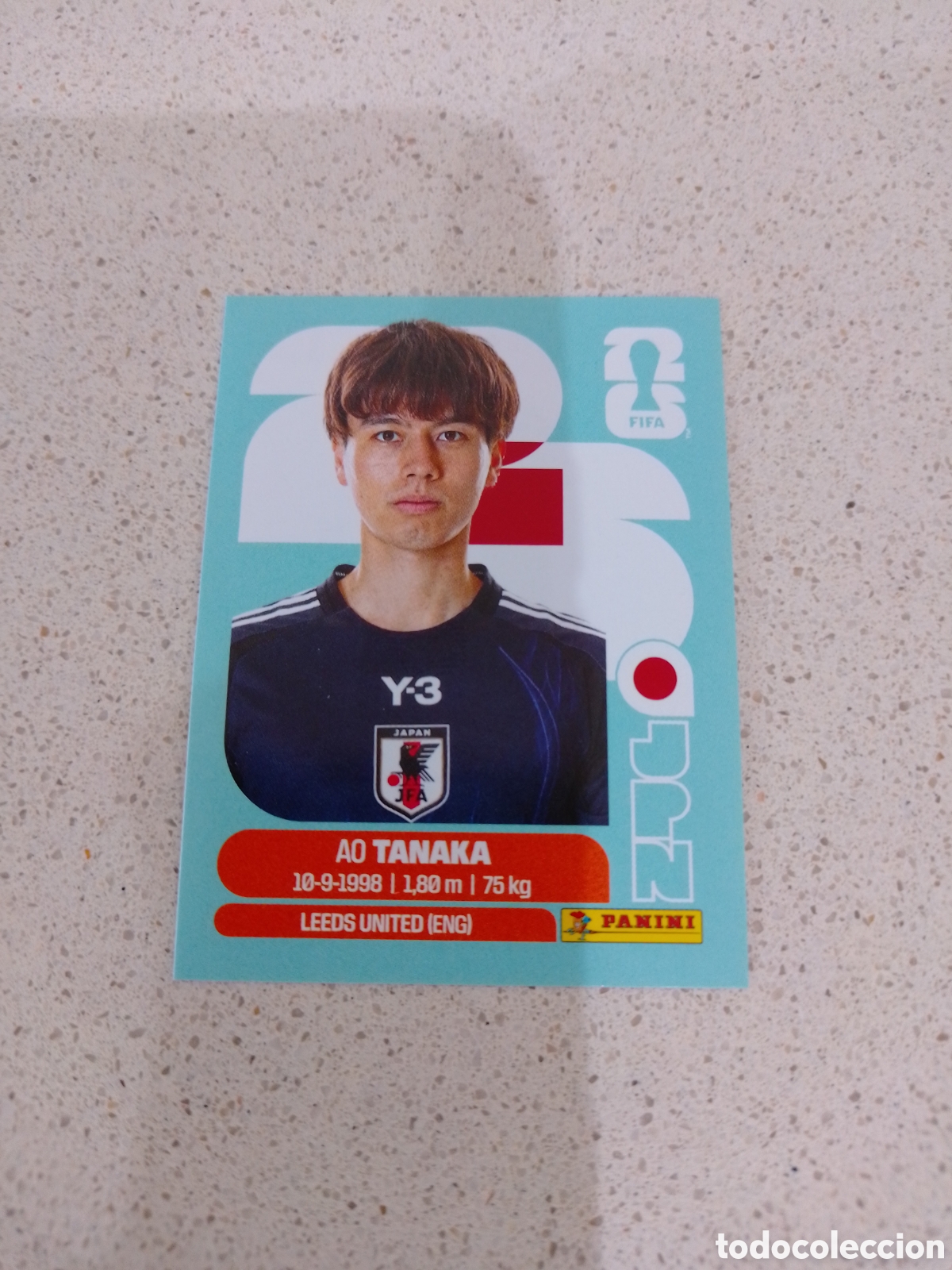 Cromos de f&uacute;tbol: CROMO NUMERO 10 TANAKA JAPON. MUNDIAL 2026. PANINI.