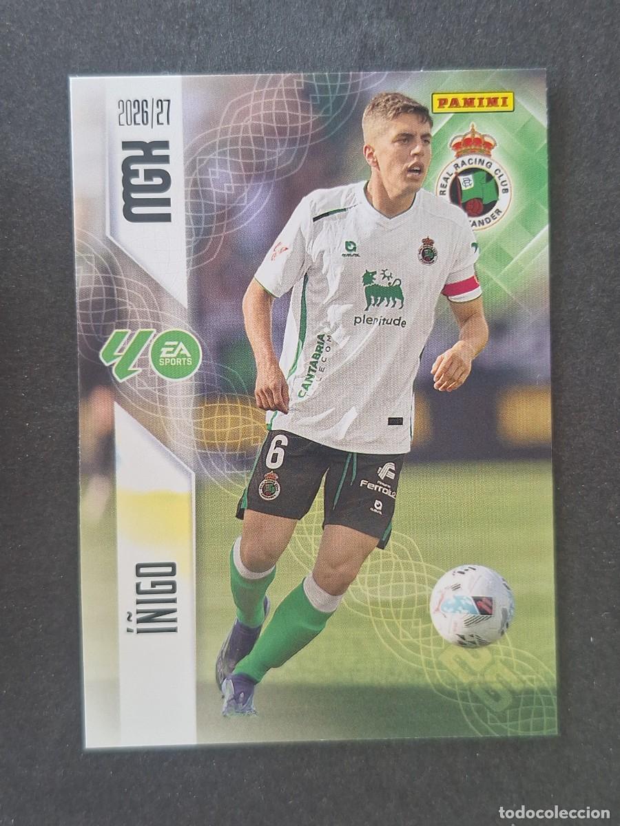 Cromos de f&uacute;tbol: L1 I&Ntilde;IGO RACING DE SANTANDER 282 PANINI MEGACRACKS 2026 2027 26 27