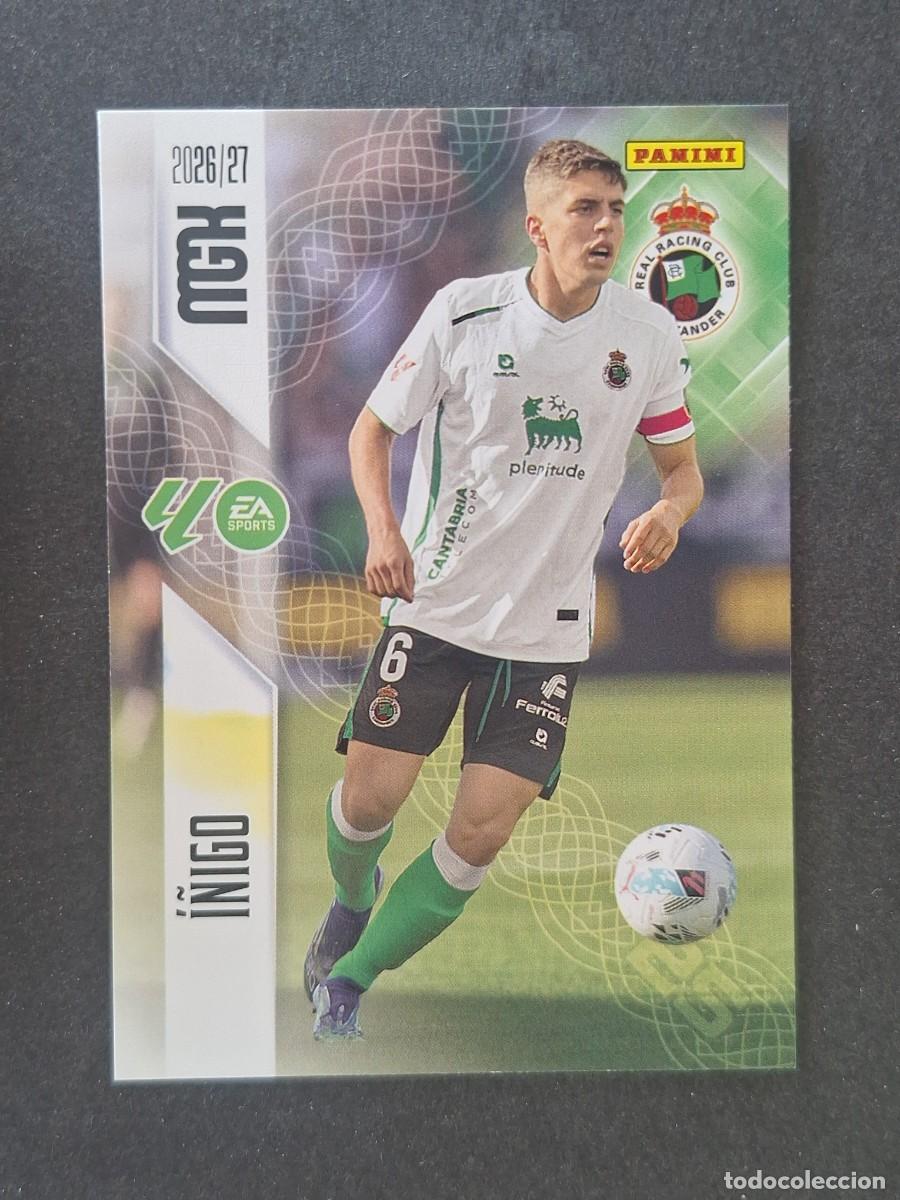 Cromos de f&uacute;tbol: L1 I&Ntilde;IGO RACING DE SANTANDER 282 PANINI MEGACRACKS 2026 2027 26 27