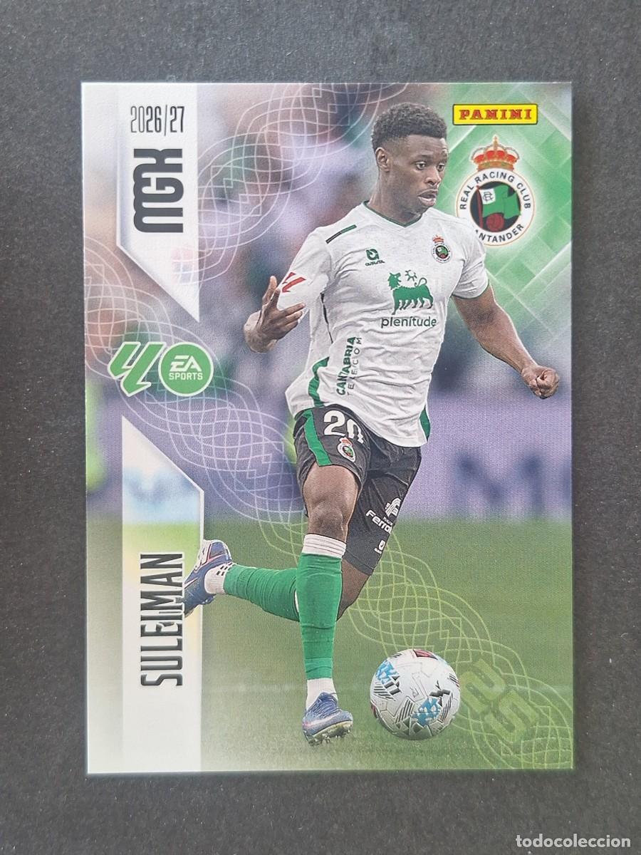 Cromos de f&uacute;tbol: L1 SULEIMAN RACING DE SANTANDER 284 PANINI MEGACRACKS 2026 2027 26 27