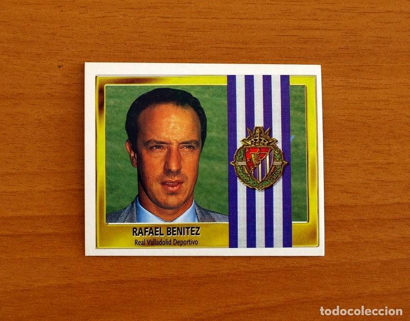 Cromos de f&uacute;tbol: Real Valladolid - Rafael Benitez Entrenador - Ediciones Este Liga 1995-1996, 95-96 - Nunca pegado