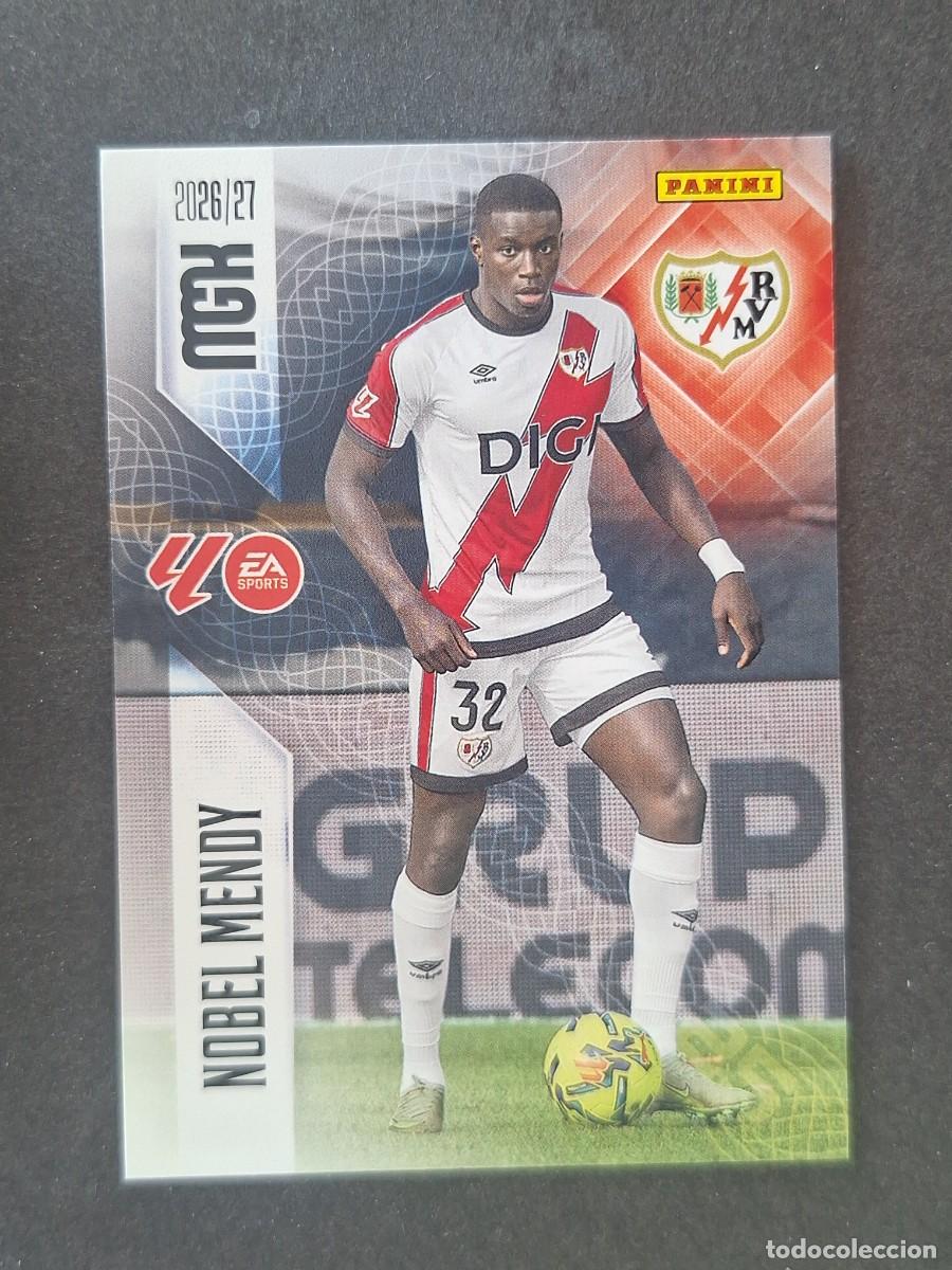 Cromos de f&uacute;tbol: L1 NOBEL MENDY RAYO VALLECANO 295 PANINI MEGACRACKS 2026 2027 26 27