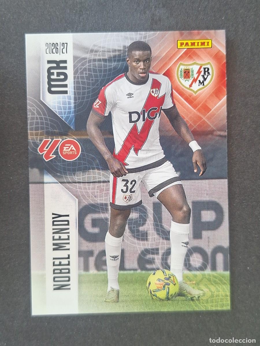 Cromos de f&uacute;tbol: L1 NOBEL MENDY RAYO VALLECANO 295 PANINI MEGACRACKS 2026 2027 26 27