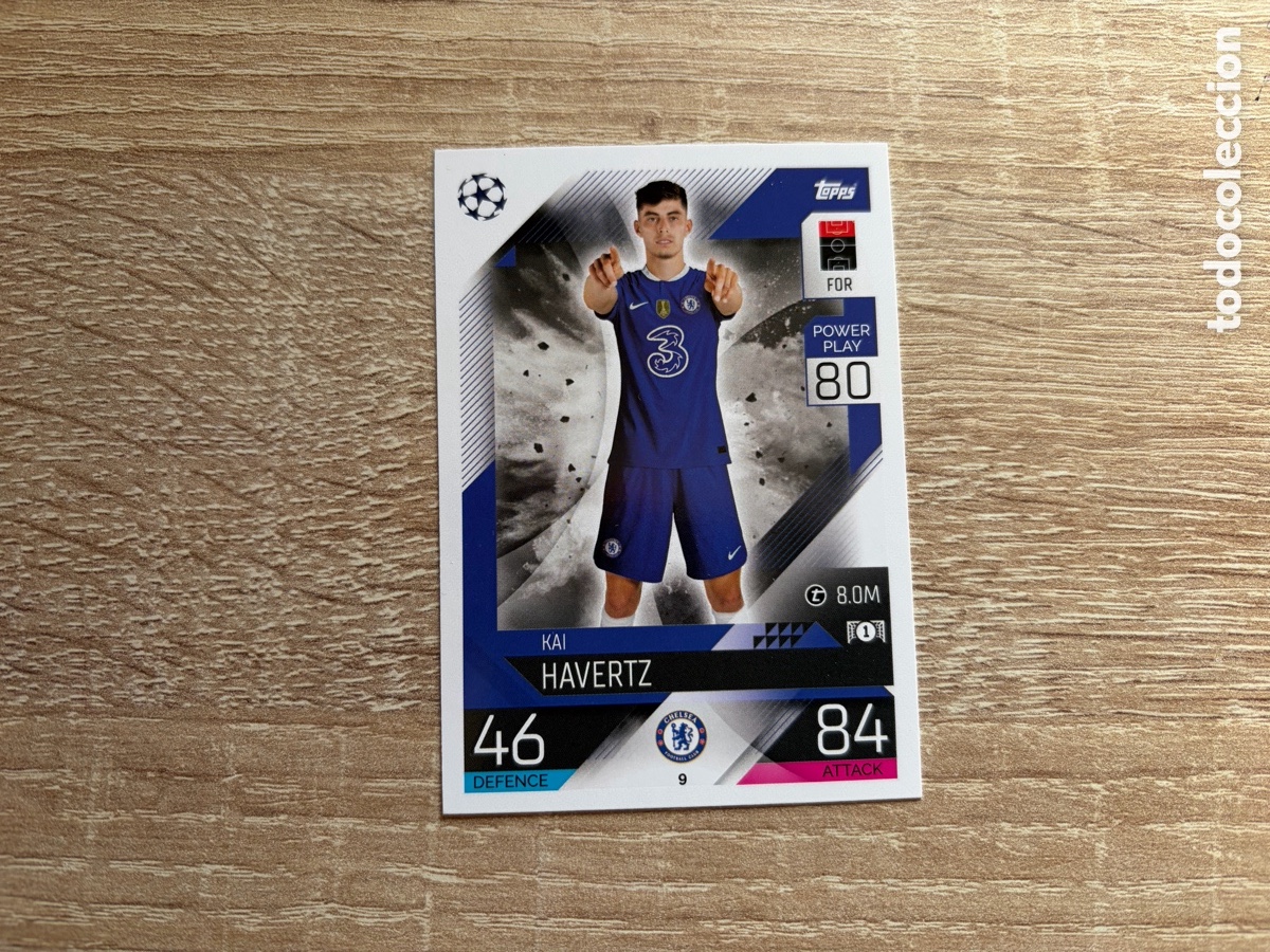 Cromos de f&uacute;tbol: 9 KAI HAVERTZ TOPPS MATCH ATTAX 2022 2023 22 23 CHELSEA