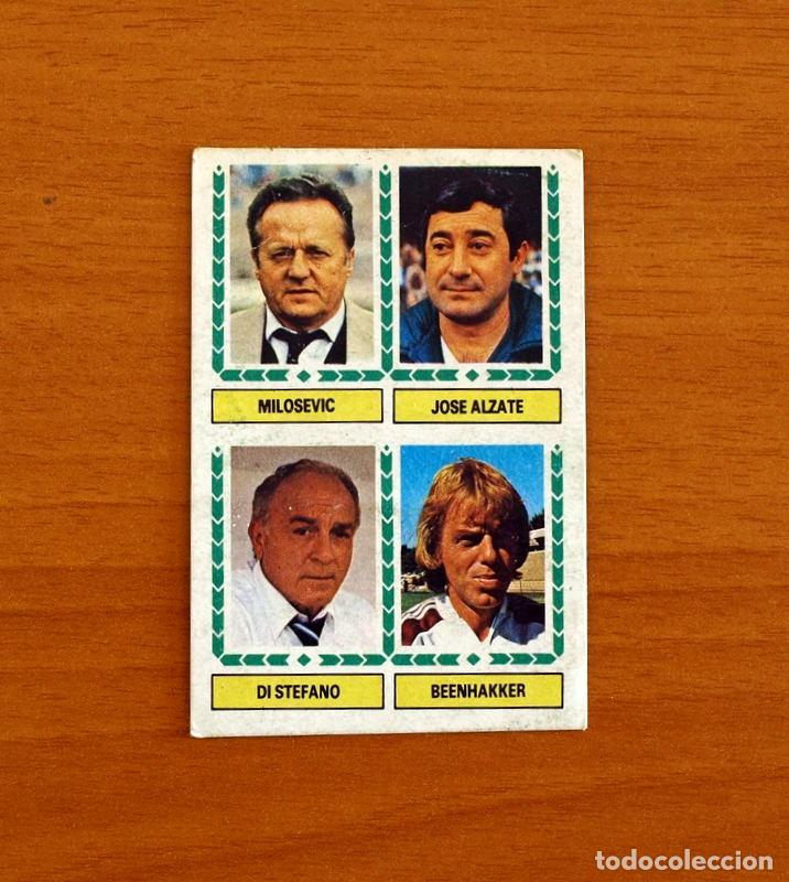 Cartes &agrave; collectionner de Football: Entrenadores - Milosevic, Jose Alzate, Di Stefano, Beenhakker -Ediciones Este Liga 1983-1984, 83-84