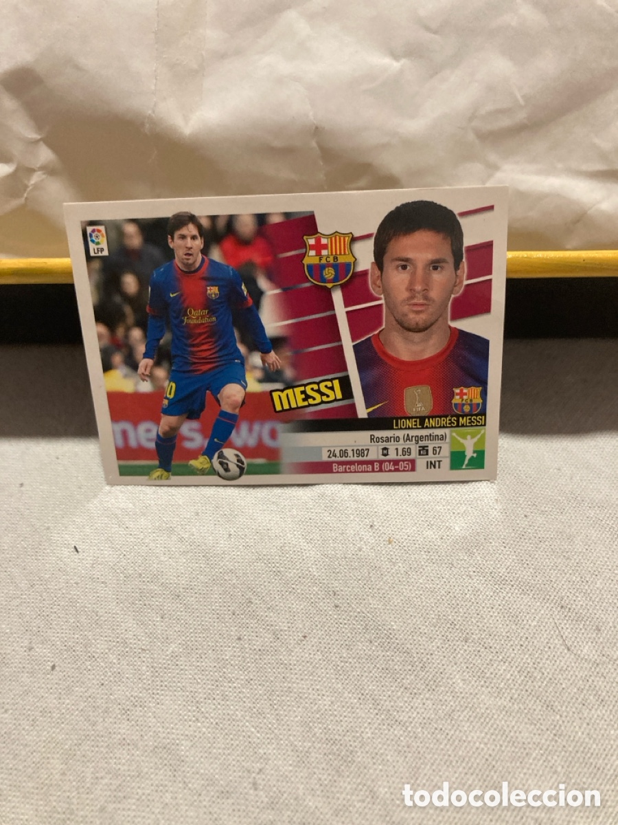 Cromos de f&uacute;tbol: Messi fc Barcelona 2013-14 liga Este