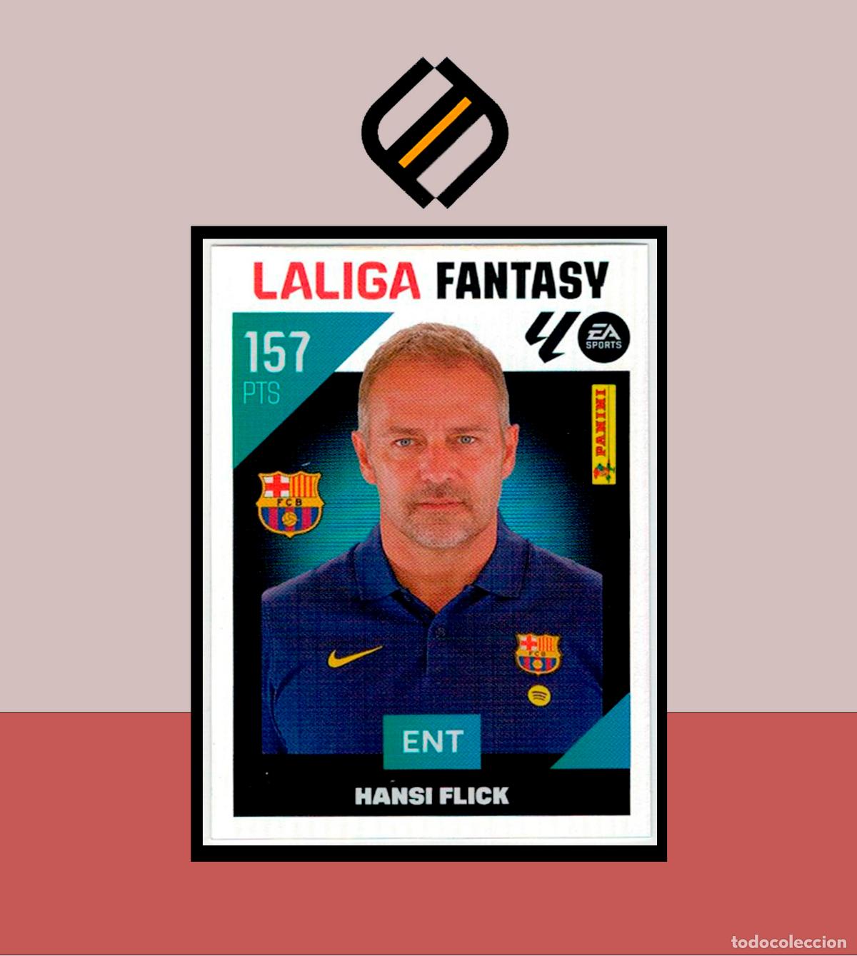 Fu&szlig;ball-Sticker: LIGA ESTE 2026 2027 26 27 PANINI LALIGA FANTASY N&ordm; 1 HANSI FLICK BARCELONA BAR&Ccedil;A STICKER COLECCI&Oacute;N
