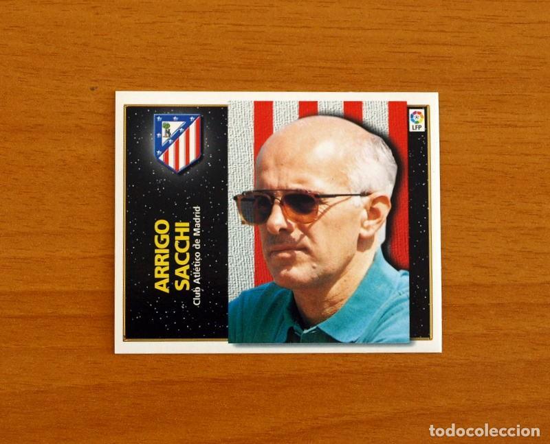 Fu&szlig;ball-Sticker: Atletico de Madrid - Arrigo Sacchi Entrenador - Ediciones Este Liga 1998-1999, 98-99 - Nunca pegado