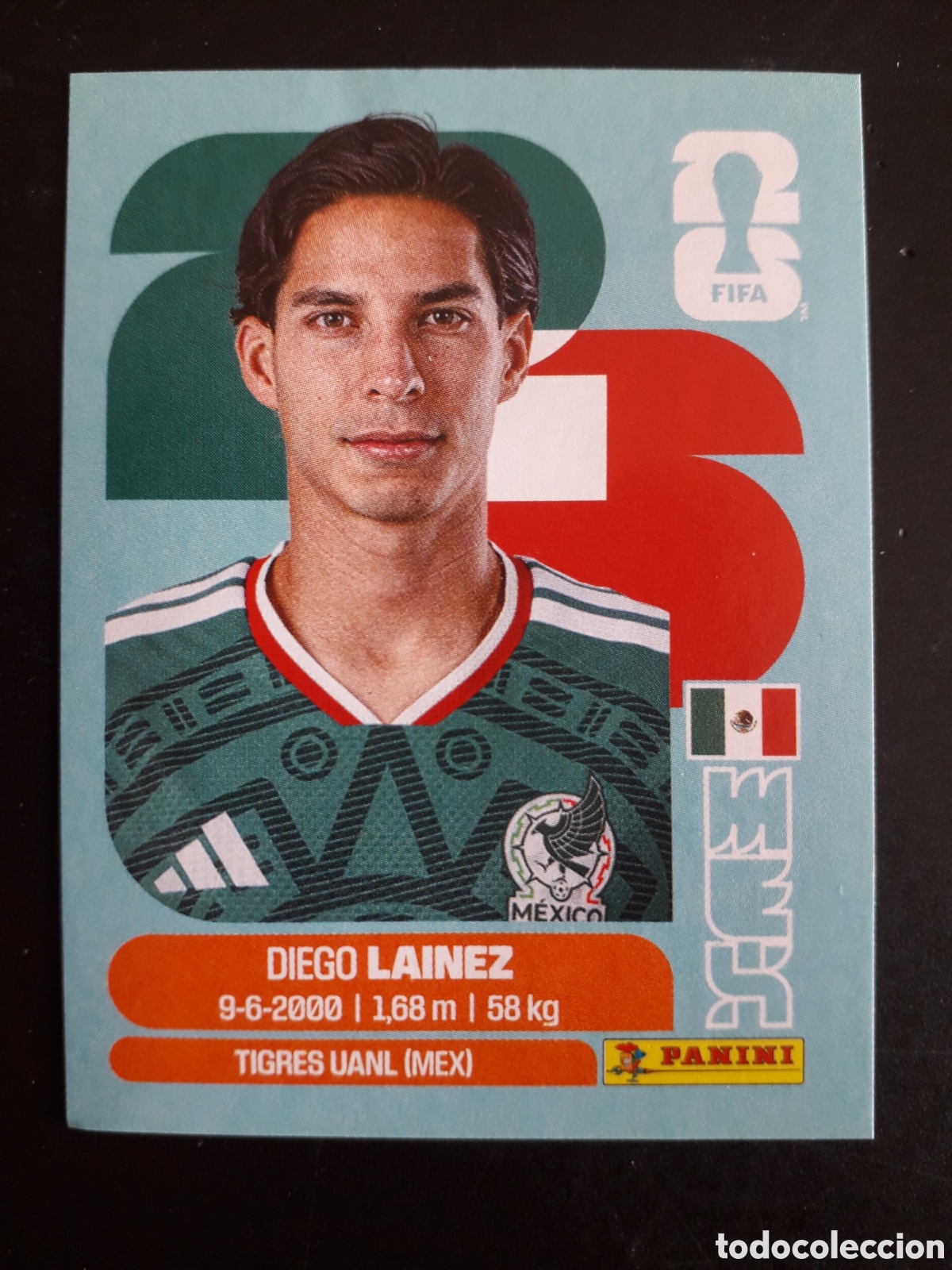 Cartes &agrave; collectionner de Football: LA&Iacute;NEZ M&Eacute;XICO MEX 8 MUNDIAL F&Uacute;TBOL 2026 FIFA WORLD CUP PANINI SIN PEGAR PEDIDO M&Iacute;NIMO 3&euro;.