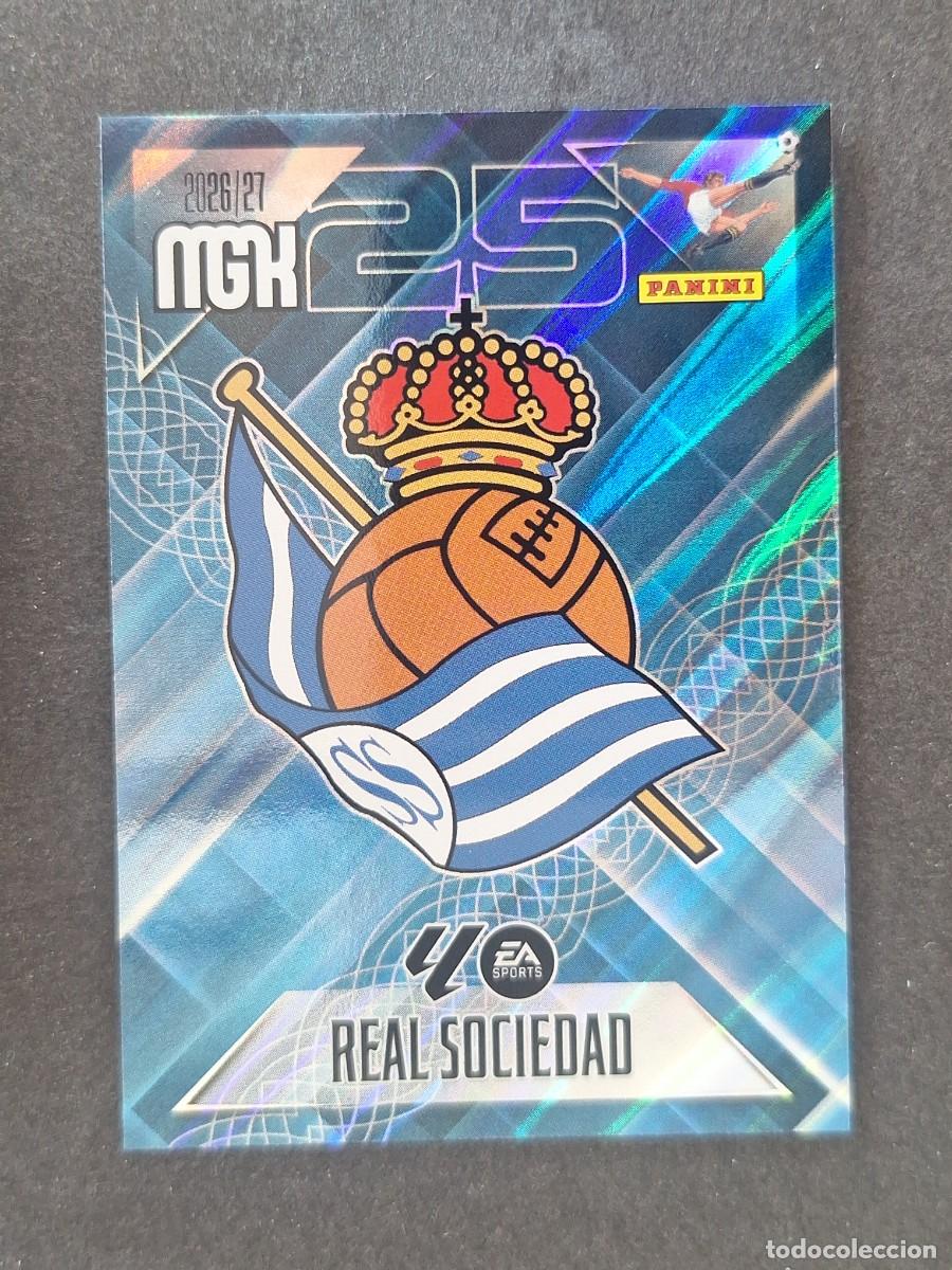Cartes &agrave; collectionner de Football: L1 ESCUDO REAL SOCIEDAD 307 PANINI MEGACRACKS 2026 2027 26 27