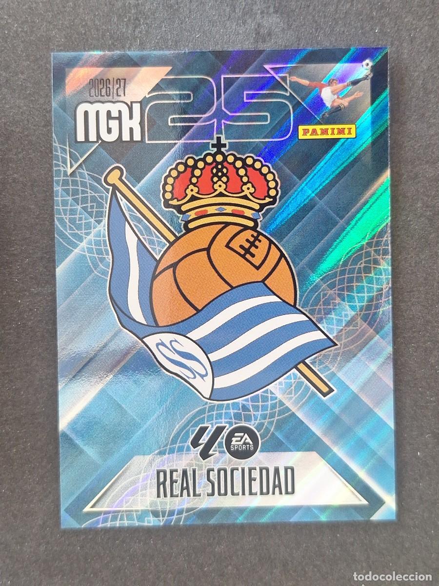Cartes &agrave; collectionner de Football: L1 ESCUDO REAL SOCIEDAD 307 PANINI MEGACRACKS 2026 2027 26 27