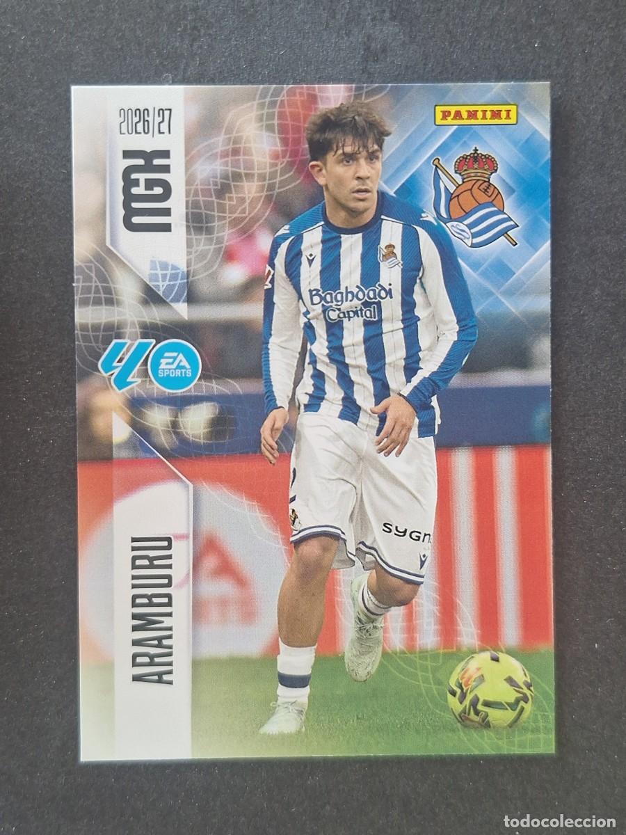Fu&szlig;ball-Sticker: L1 ARAMBURU REAL SOCIEDAD 310 PANINI MEGACRACKS 2026 2027 26 27