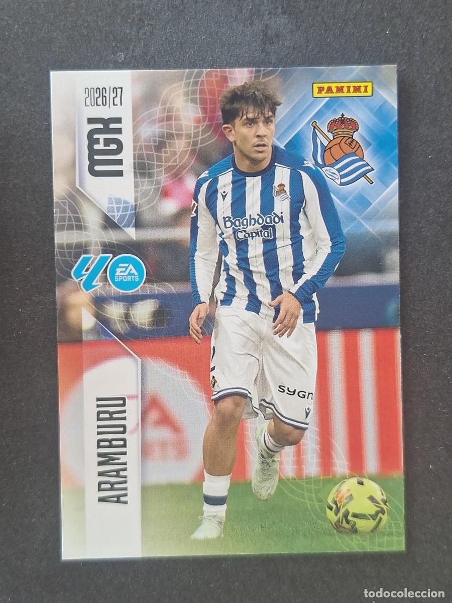 Fu&szlig;ball-Sticker: L1 ARAMBURU REAL SOCIEDAD 310 PANINI MEGACRACKS 2026 2027 26 27