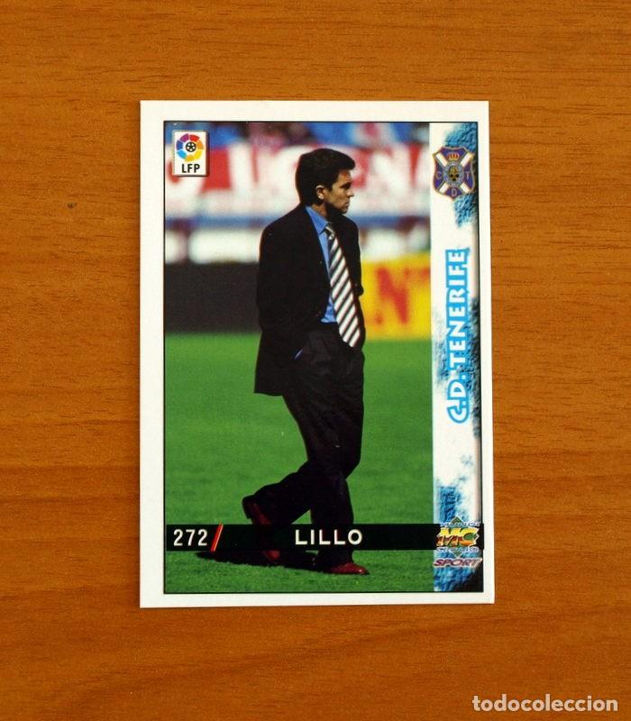 Fu&szlig;ball-Sticker: Tenerife - N&ordm; 272 Lillo Entrenador - Mundicromo Las Fichas de la Liga 1998-1999-98-99