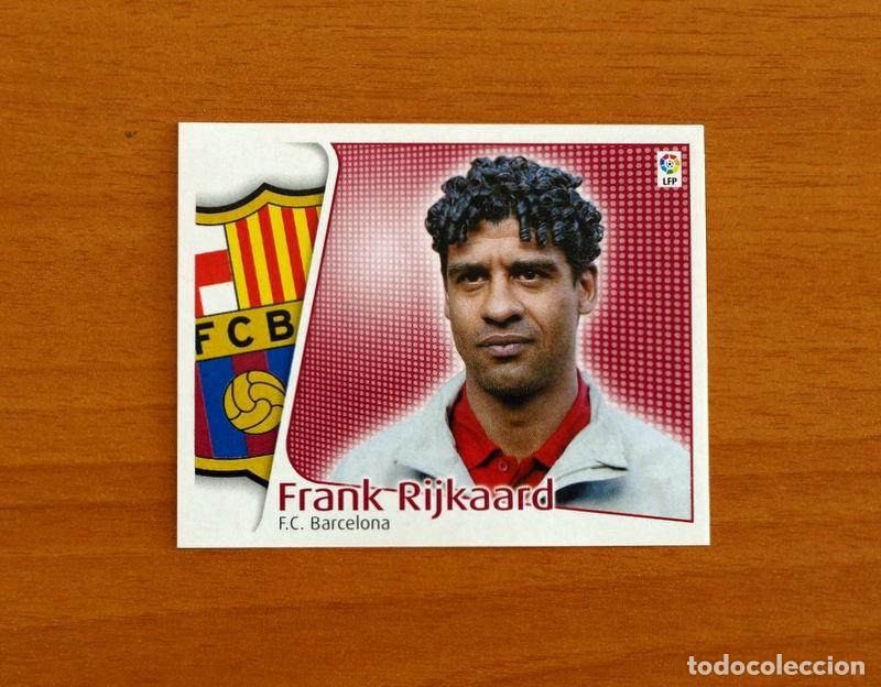 Fu&szlig;ball-Sticker: Barcelona - Frank Rijkaard, Entrenador - Ediciones Este Liga 2004-2005, 04-05 - Nunca Pegado