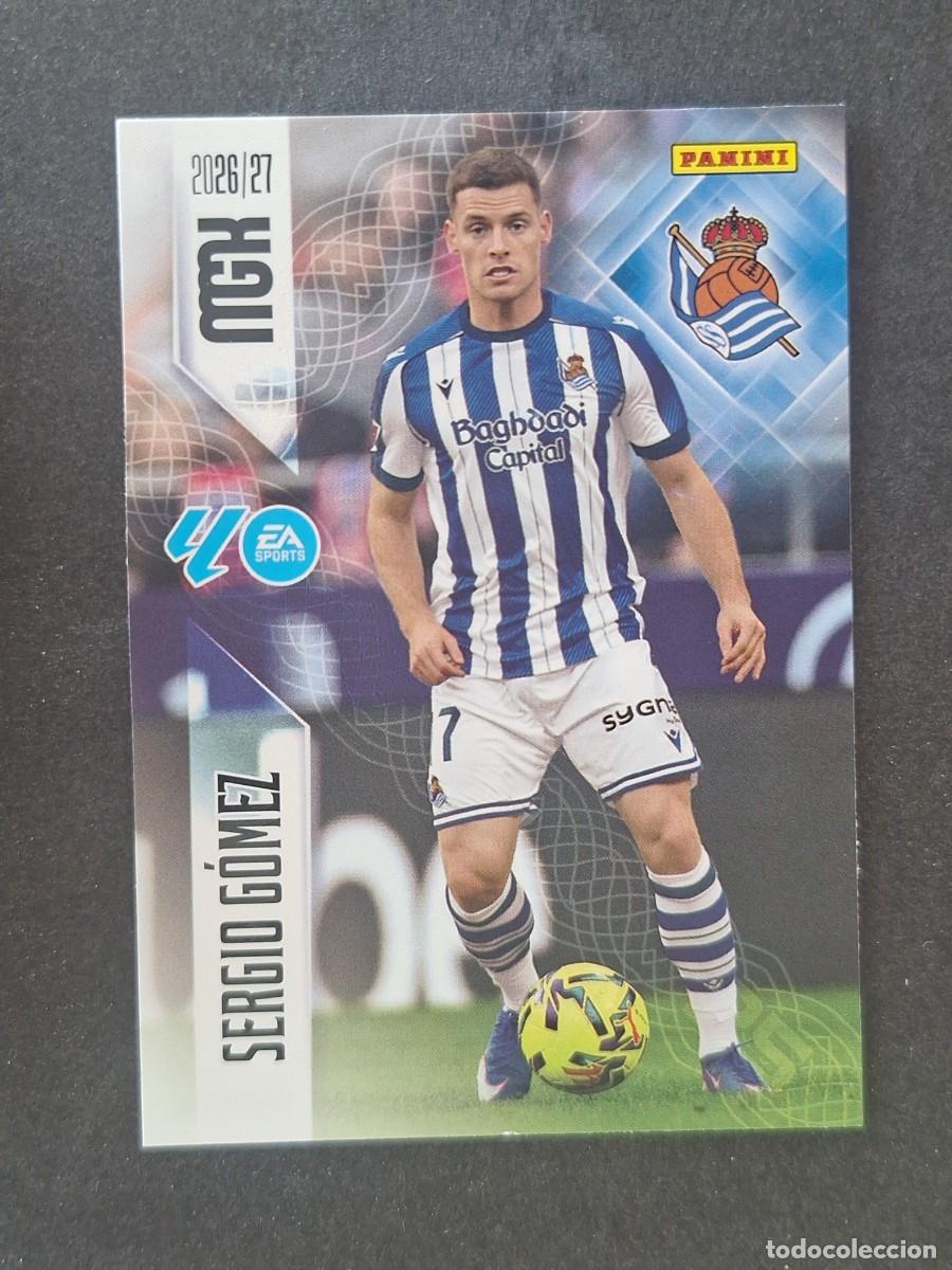 Fu&szlig;ball-Sticker: L1 SERGIO GOMEZ REAL SOCIEDAD 313 PANINI MEGACRACKS 2026 2027 26 27